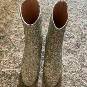 J. Crew Sadie Glitter Ankle Boot